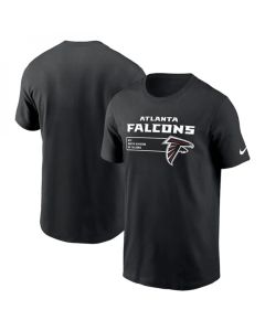 Men's Atlanta Falcons Black Division Essential T-Shirt
