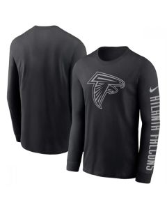 Men's Atlanta Falcons Black Long Sleeve T-Shirt