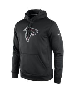 Men's Atlanta Falcons Black Practice Performance Pullover Hoodie