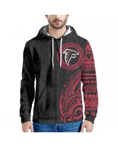 Men's Atlanta Falcons Black/Red Hoodie