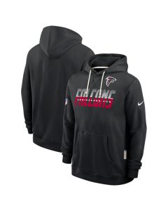 Men's Atlanta Falcons Black Sideline Standard Issue Top Prospect Dri-FIT Hoodie (Black)