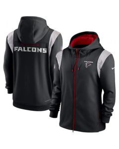 Men's Atlanta Falcons Black zipper Hoodie