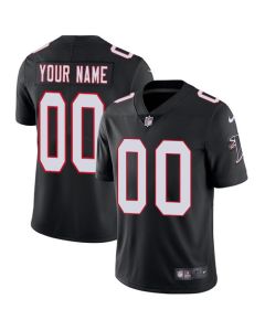 Men's Atlanta Falcons Customized Black Alternate Vapor Untouchable NFL Stitched Limited Jersey