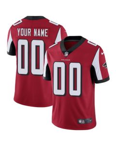 Men's Atlanta Falcons Customized Red Team Color Vapor Untouchable NFL Stitched Limited Jersey