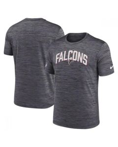 Men's Atlanta Falcons Grey On-Field Sideline Velocity T-Shirt