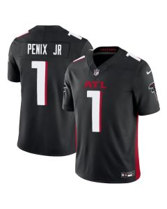 Men's Atlanta Falcons Michael Penix Jr. Black 2024 NFL Draft First Round Pick Player F.U.S.E. Vapor Untouchable Limited Stitched Football Jersey