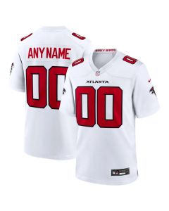 Men's Atlanta Falcons Nike White Custom Game Jersey (White)