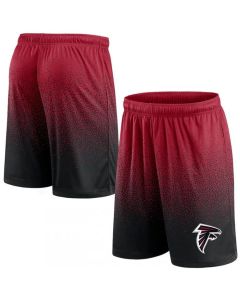 Men's Atlanta Falcons Red/Black Ombre Shorts
