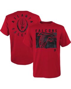 Men's Atlanta Falcons Red Preschool Liquid Camo Logo T-Shirt