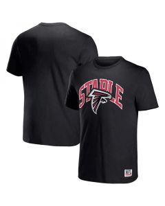 Men's Atlanta Falcons x Staple Black Logo Lockup T-Shirt