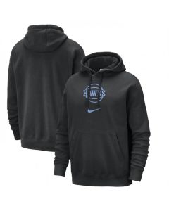 Men's Atlanta Hawks Black 2023/24 City Edition Essential Club Pullover Hoodie