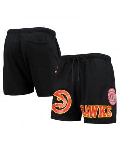 Men's Atlanta Hawks Black Chenille Shorts