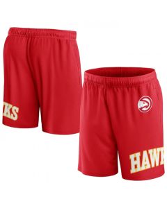 Men's Atlanta Hawks Red Free Throw Mesh Shorts