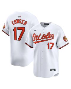 Men's Baltimore Orioles #17 Colton Cowser White Home Limited Player Jersey