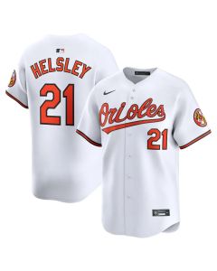 Men's Baltimore Orioles #21 Ryan Helsley Nike White Home Limited Jersey