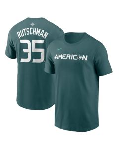 Men's Baltimore Orioles #35 Adley Rutschman Teal 2023 All-star Name & Number T-Shirt