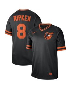 Men's Baltimore Orioles #8 Cal Ripken Jr Navy Cooperstown Collection Legend Stitched MLB Jersey