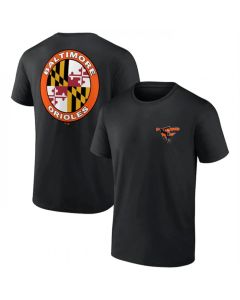 Men's Baltimore Orioles Black Iconic Bring It T-Shirt