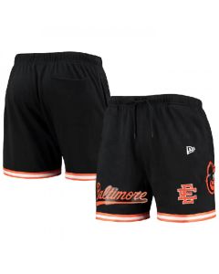 Men's Baltimore Orioles Black Mesh Shorts 001