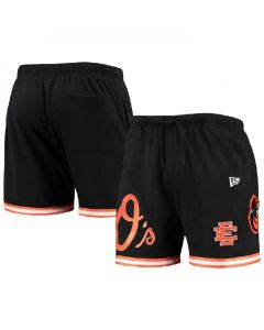 Men's Baltimore Orioles Black Mesh Shorts