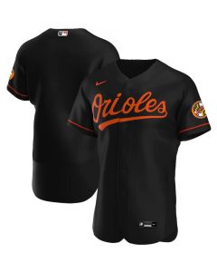 Men's Baltimore Orioles Blank Black Flex Base Stitched Jersey