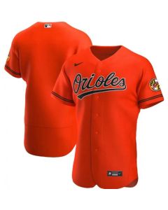 Men's Baltimore Orioles Blank Orange Flex Base Stitched Jersey
