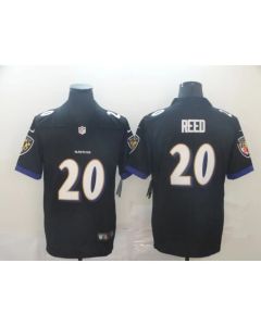 Men's Baltimore Ravens #20 Ed Reed Black Vapor Untouchable NFL Jersey