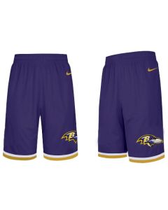 Men's Baltimore Ravens 2019 Purple Knit Performance Shorts