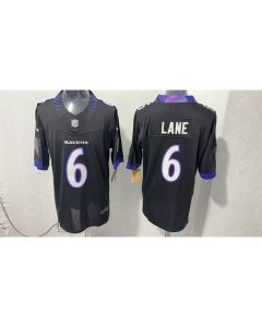 Men's Baltimore Ravens #6 Ja'Kobi Lane Black 2026 Vapor F.U.S.E. Limited Jersey