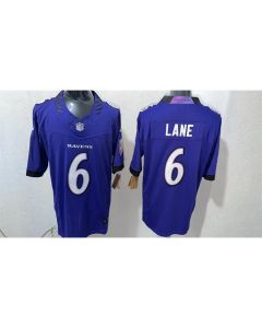 Men's Baltimore Ravens #6 Ja'Kobi Lane Purple 2026 Vapor F.U.S.E. Limited Jersey