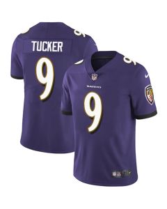 Men's Baltimore Ravens #9 Justin Tucker Purple NFL Vapor Untouchable Limited Jersey