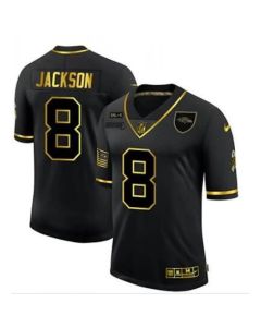 Men's Baltimore Ravens Active Player Custom Black Gold Vapor Untouchable Limited Football Jersey
