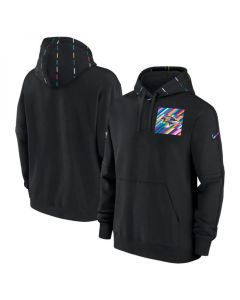 Men's Baltimore Ravens Black 2023 Crucial Catch Club Pullover Hoodie