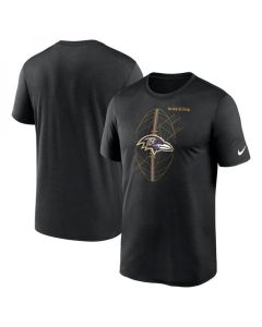 Men's Baltimore Ravens Black Legend Icon Performance T-Shirt