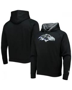Men's Baltimore Ravens Black Pullover Hoodie