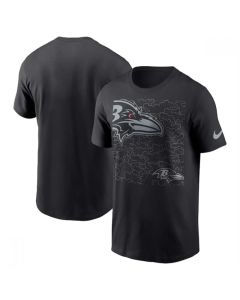 Men's Baltimore Ravens Black T-Shirt