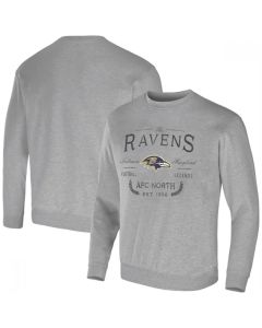 Men's Baltimore Ravens Gray Darius Rucker Collection Pullover Sweatshirt