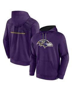Men's Baltimore Ravens Purple Defender Evo Pullover Hoodie