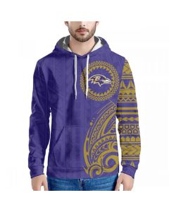 Men's Baltimore Ravens Purple Hoodie