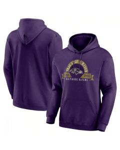 Men's Baltimore Ravens Purple Pullover Hoodie