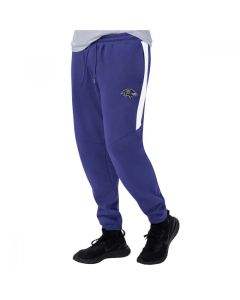 Men's Baltimore Ravens Starter Purple/White Goal Post Fleece Pants