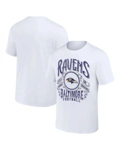 Men's Baltimore Ravens White x Darius Rucker Collection Vintage Football T-Shirt