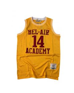 Men's Bel-Air Academy#14 Will Smith Gold Stitched NCAA Jersey
