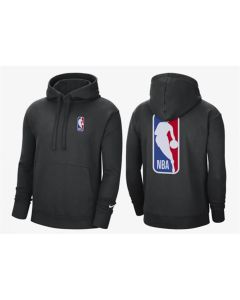 Men's Black Pullover Hoodie (Style 2)