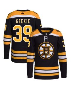 Men's Boston Bruins #39 Morgan Geekie Black Stitched Jersey