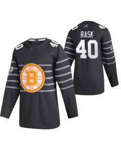 Men's Boston Bruins #40 Tuukka Rask 2020 Grey All Star Stitched NHL Jersey