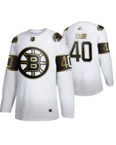 Men's Boston Bruins #40 Tuukka Rask 2020 White Golden Edition Stitched NHL Jersey