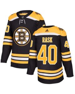Men's Boston Bruins #40 Tuukka Rask Black Stitched NHL Jersey