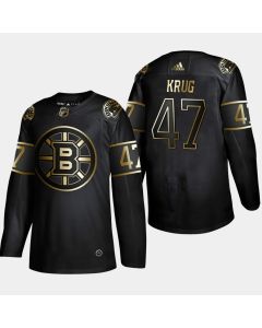 Men's Boston Bruins #47 Torey Krug Black Golden Edition Stitched NHL Jersey
