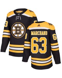 Men's Boston Bruins #63 Brad Marchand Black Stitched NHL Jersey